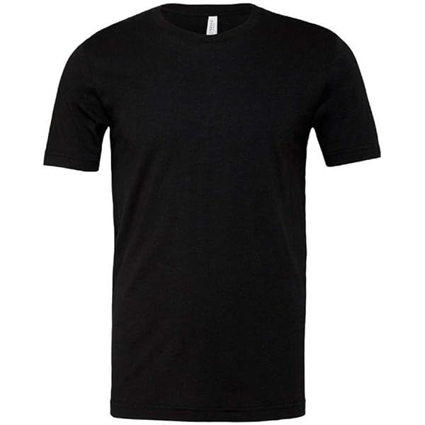 Bella + Canvas Unisex Jersey Short-Sleeve T-Shirt - Black